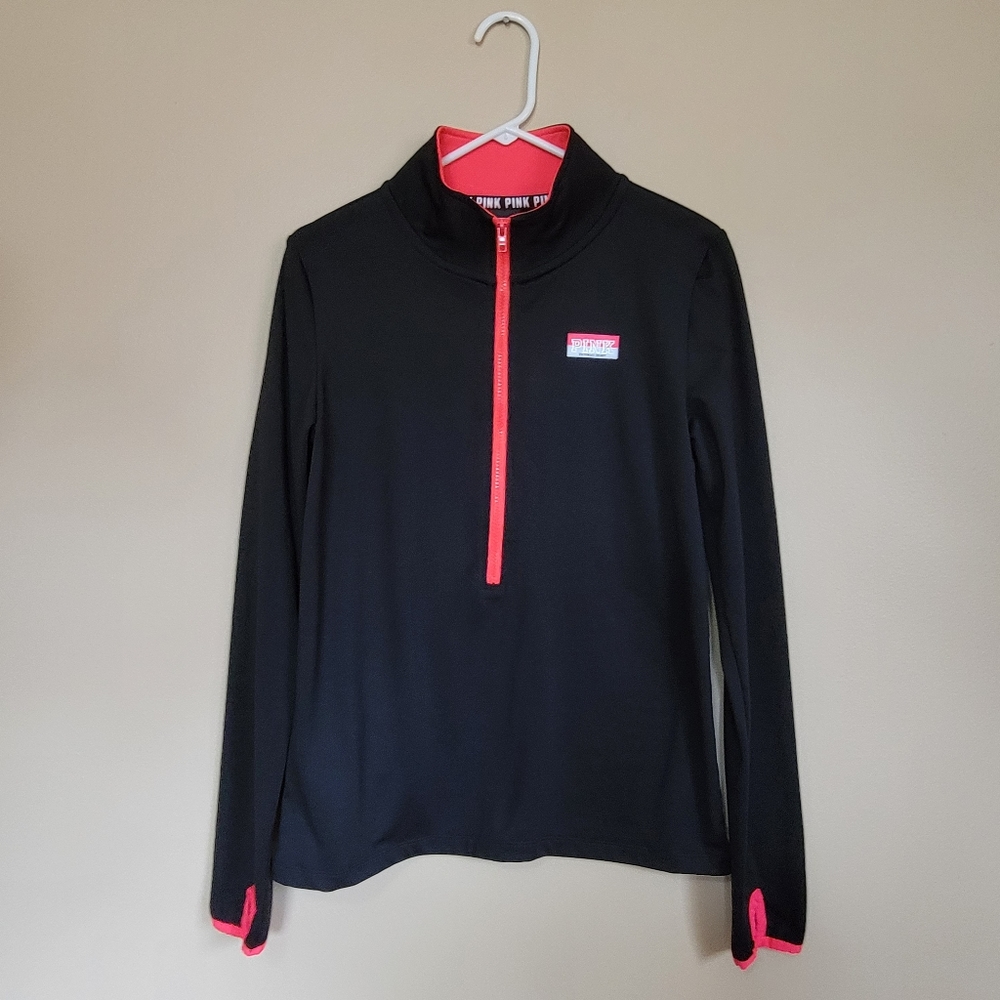 Pink Victoria's Secret Ultimate Half Zip Jacket Size Large